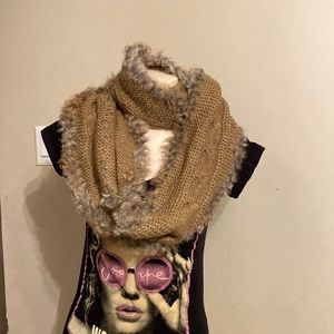 Rudsak wool knit infinity scarf